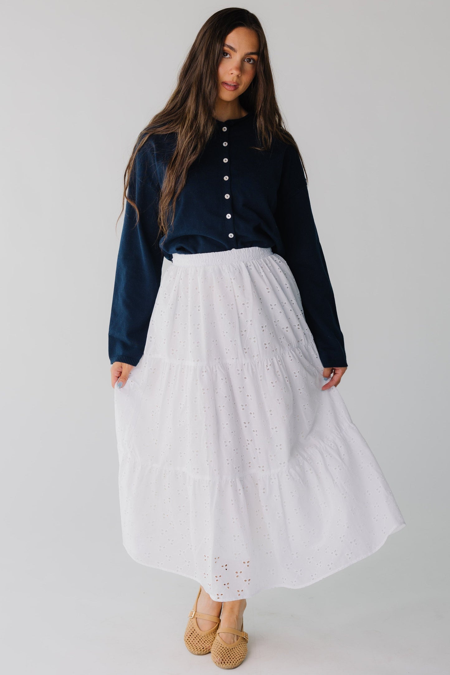 The Doily Eyelet Skirt