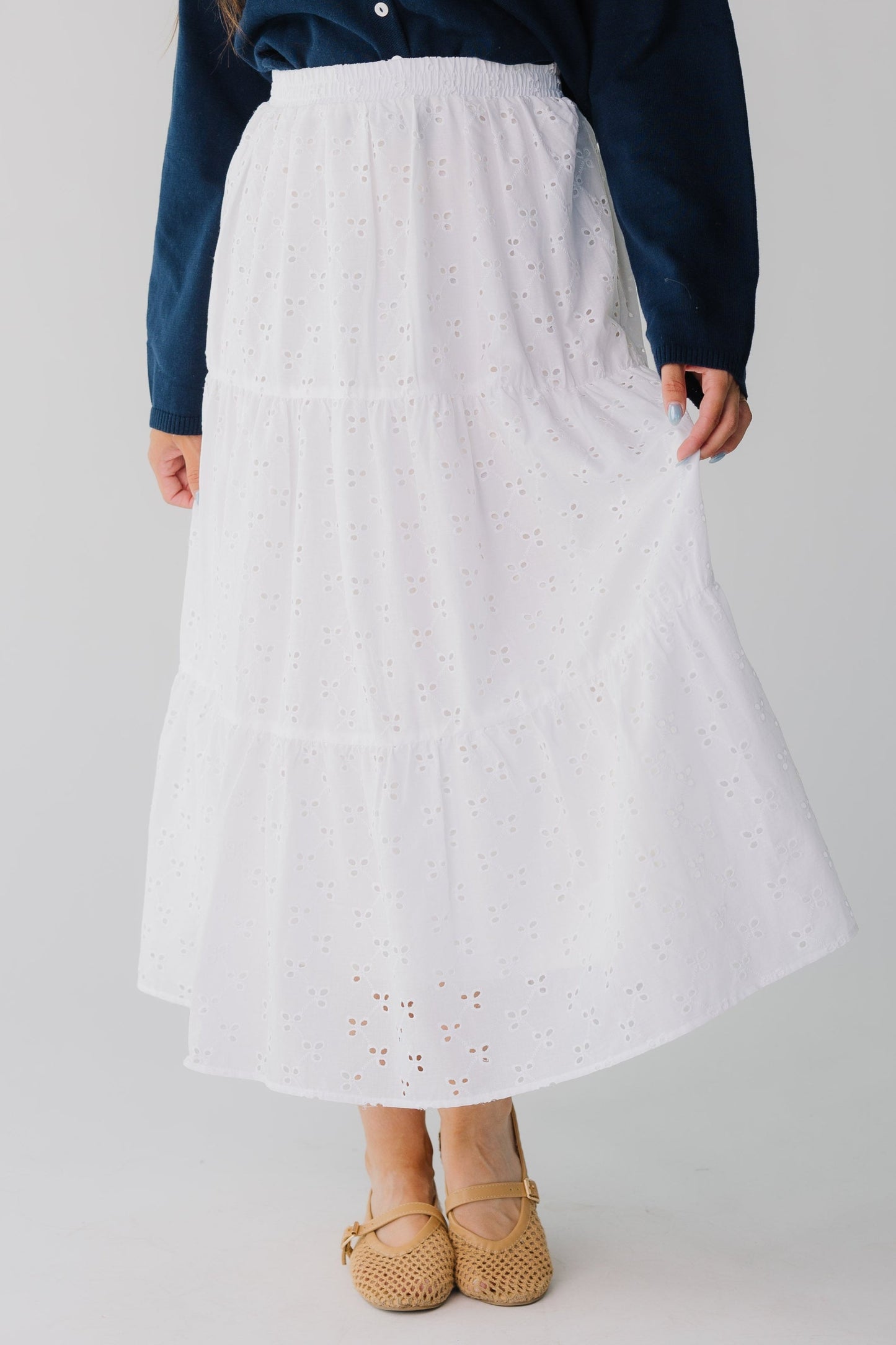 The Doily Eyelet Skirt
