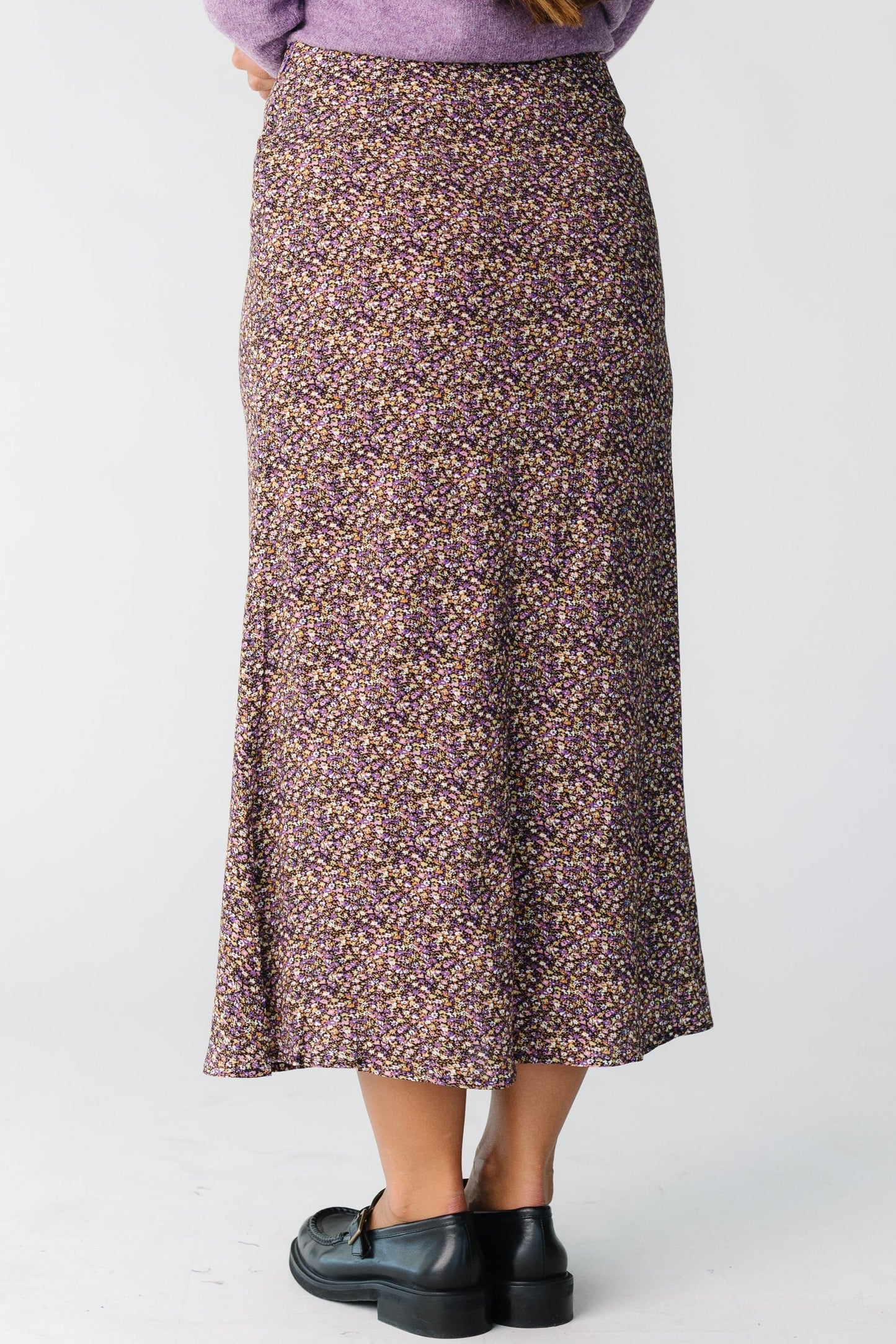 Floral Printed Midi Skirt