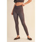 Polka Dot Print High Waist Crossover Legging