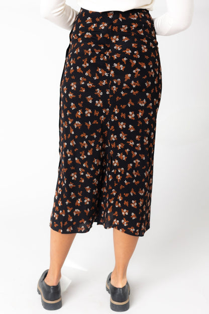 Erica Floral Button Skirt