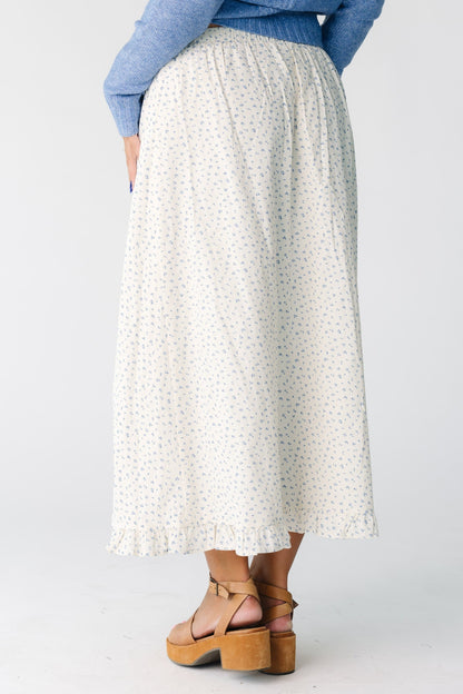 Pansy Floral Skirt