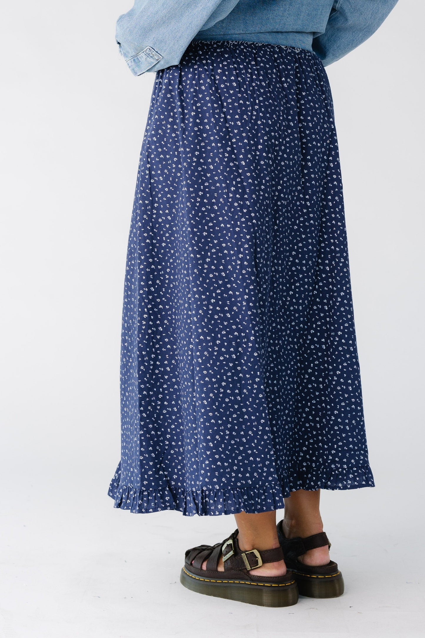Pansy Floral Skirt