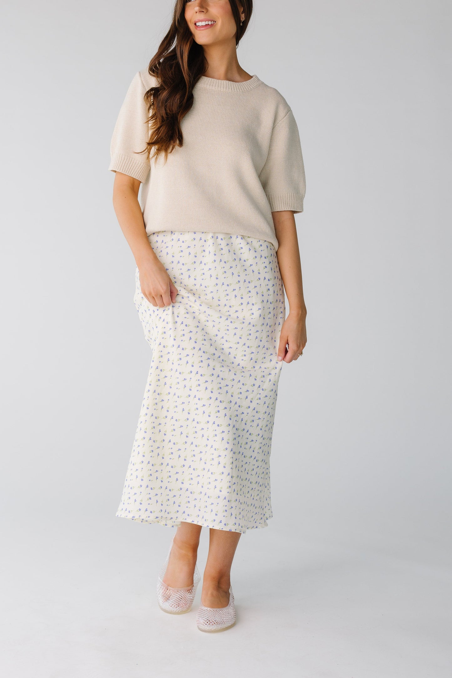 Brass & Roe Meadow Midi Skirt
