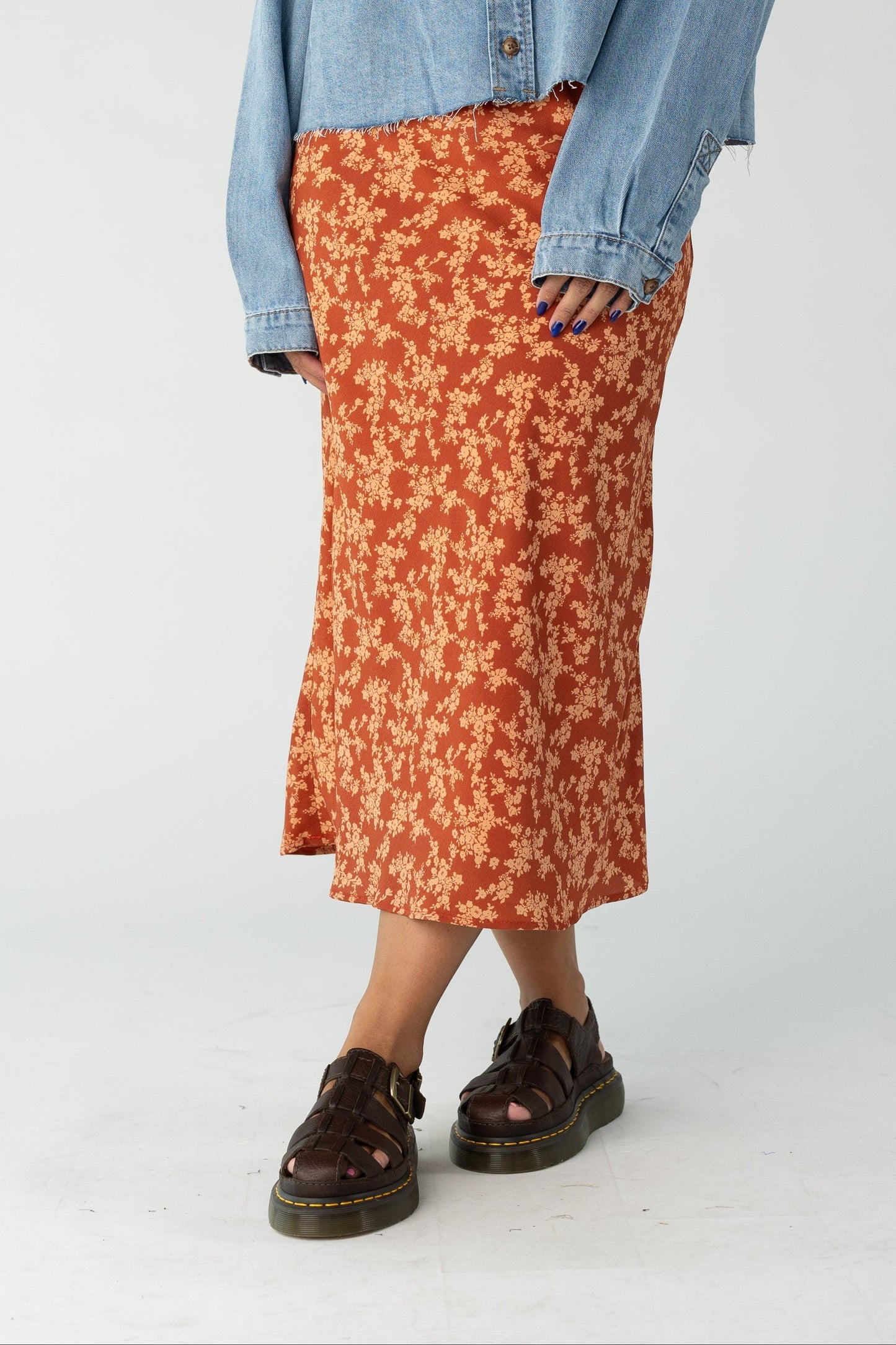 Brass & Roe The Ellie Midi Skirt