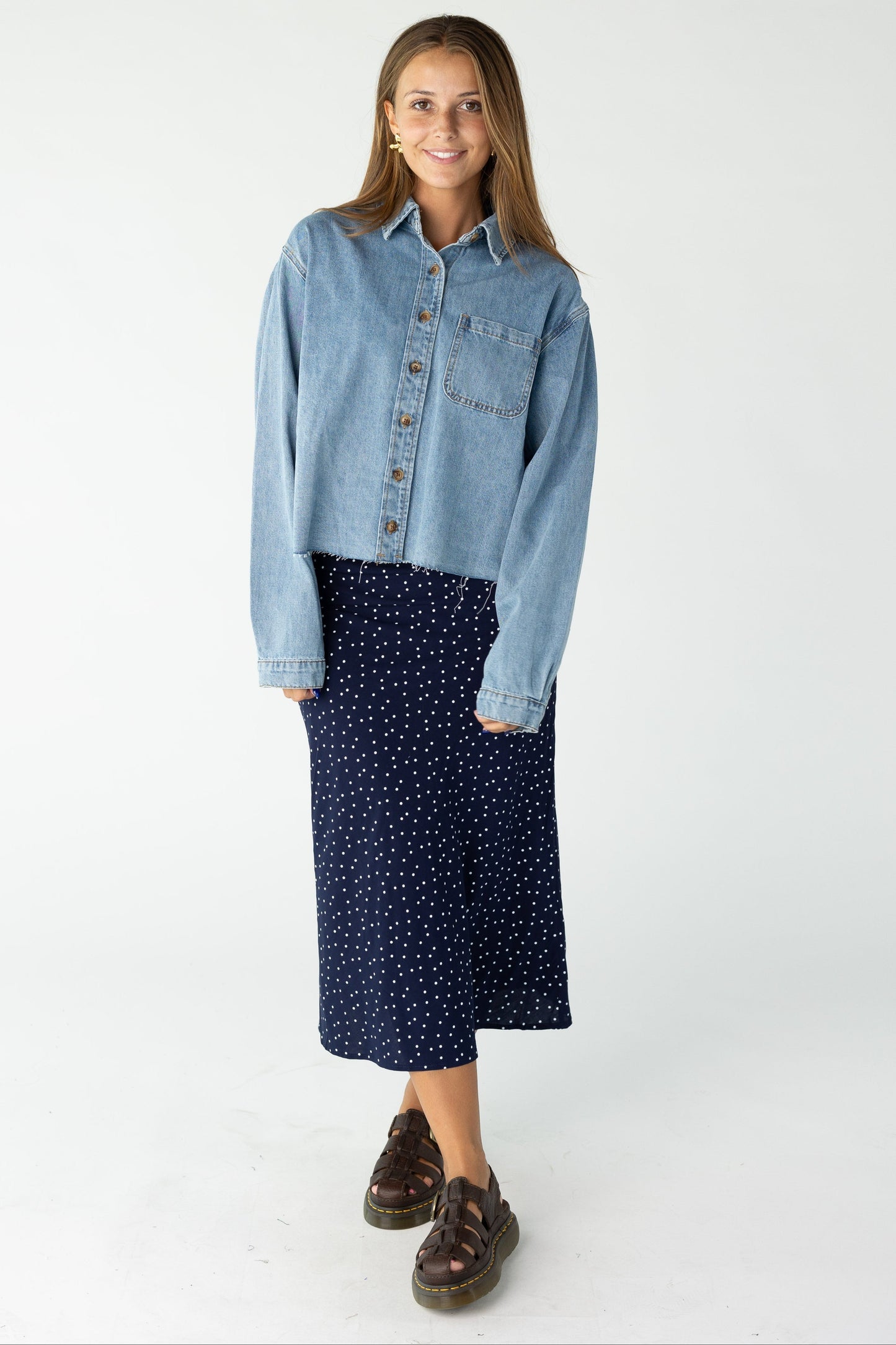 Brass & Roe The Ellie Midi Skirt
