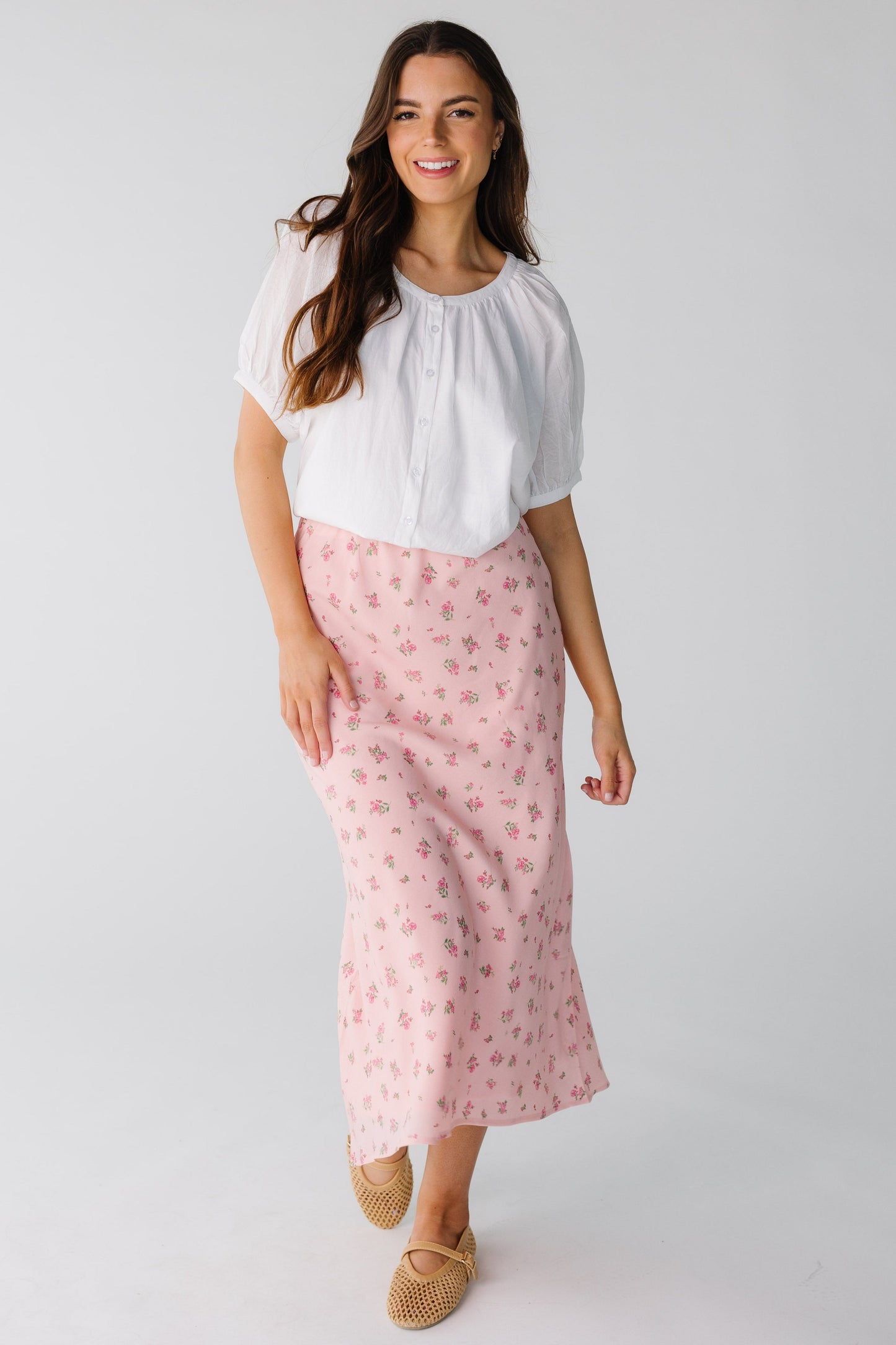 Brass & Roe Ellie Print Skirt