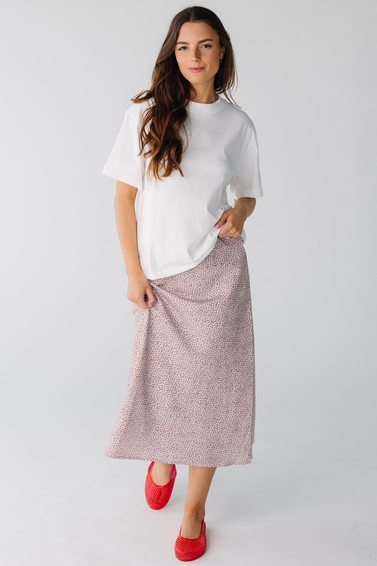 Brass & Roe Meadow Midi Skirt