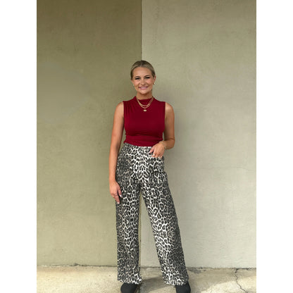 Stella Leopard Pants