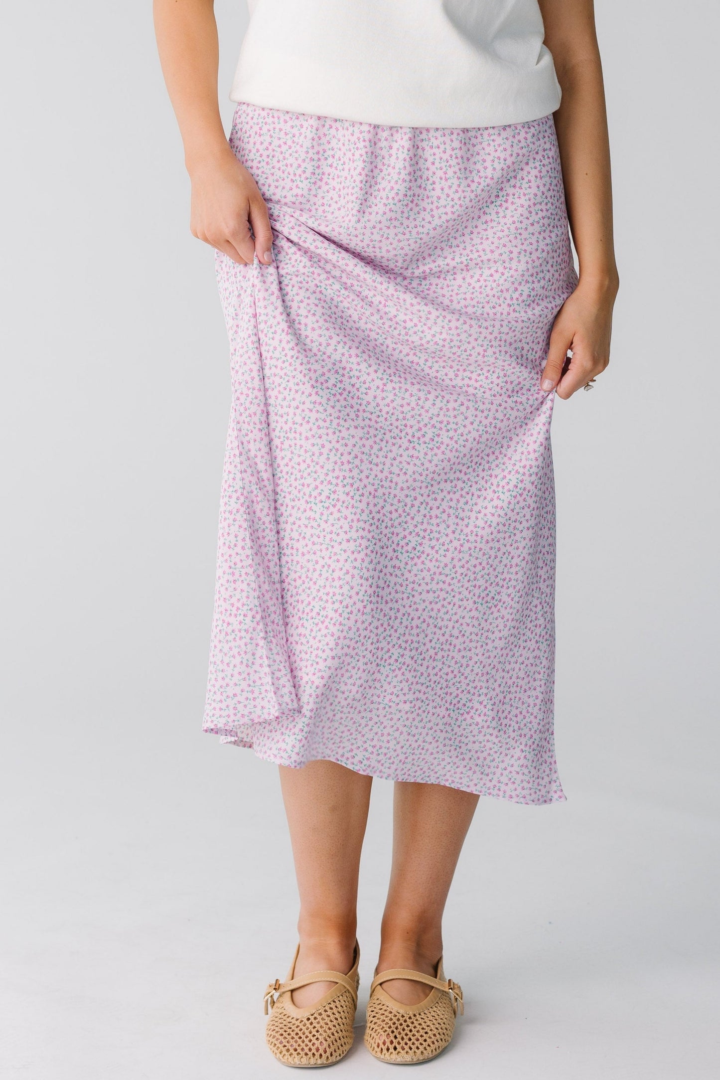 Brass & Roe Meadow Midi Skirt