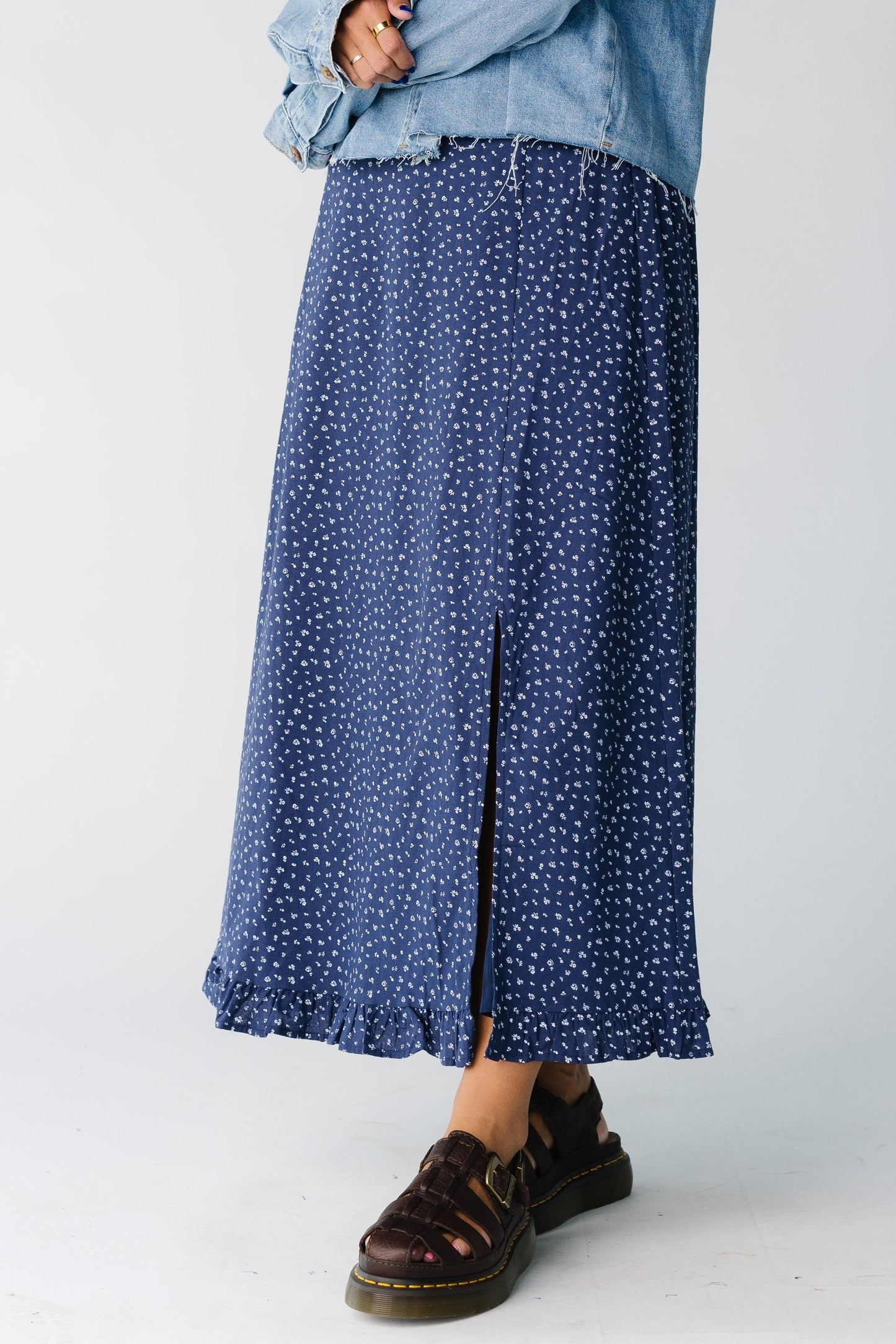 Pansy Floral Skirt