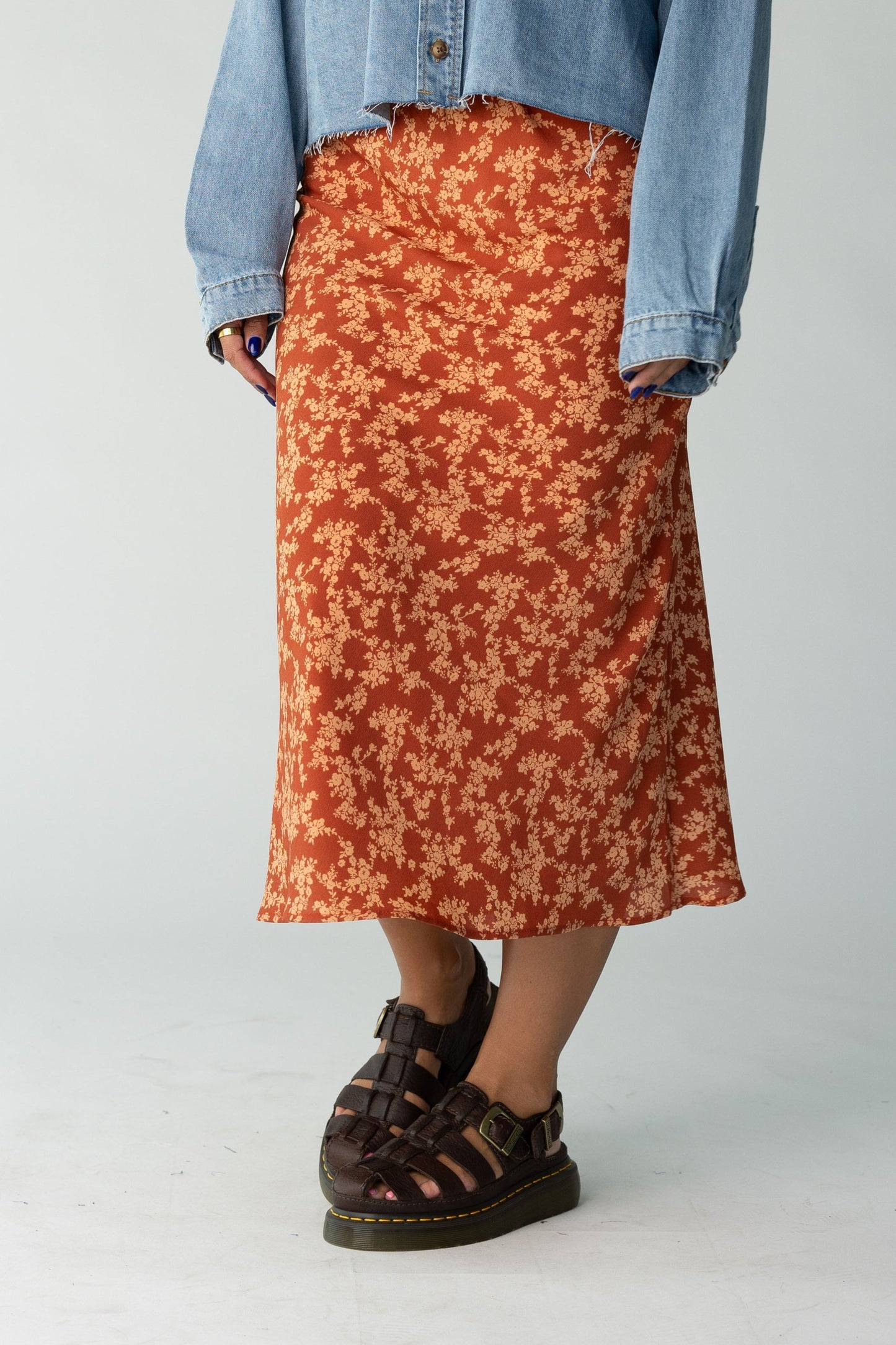 Brass & Roe The Ellie Midi Skirt