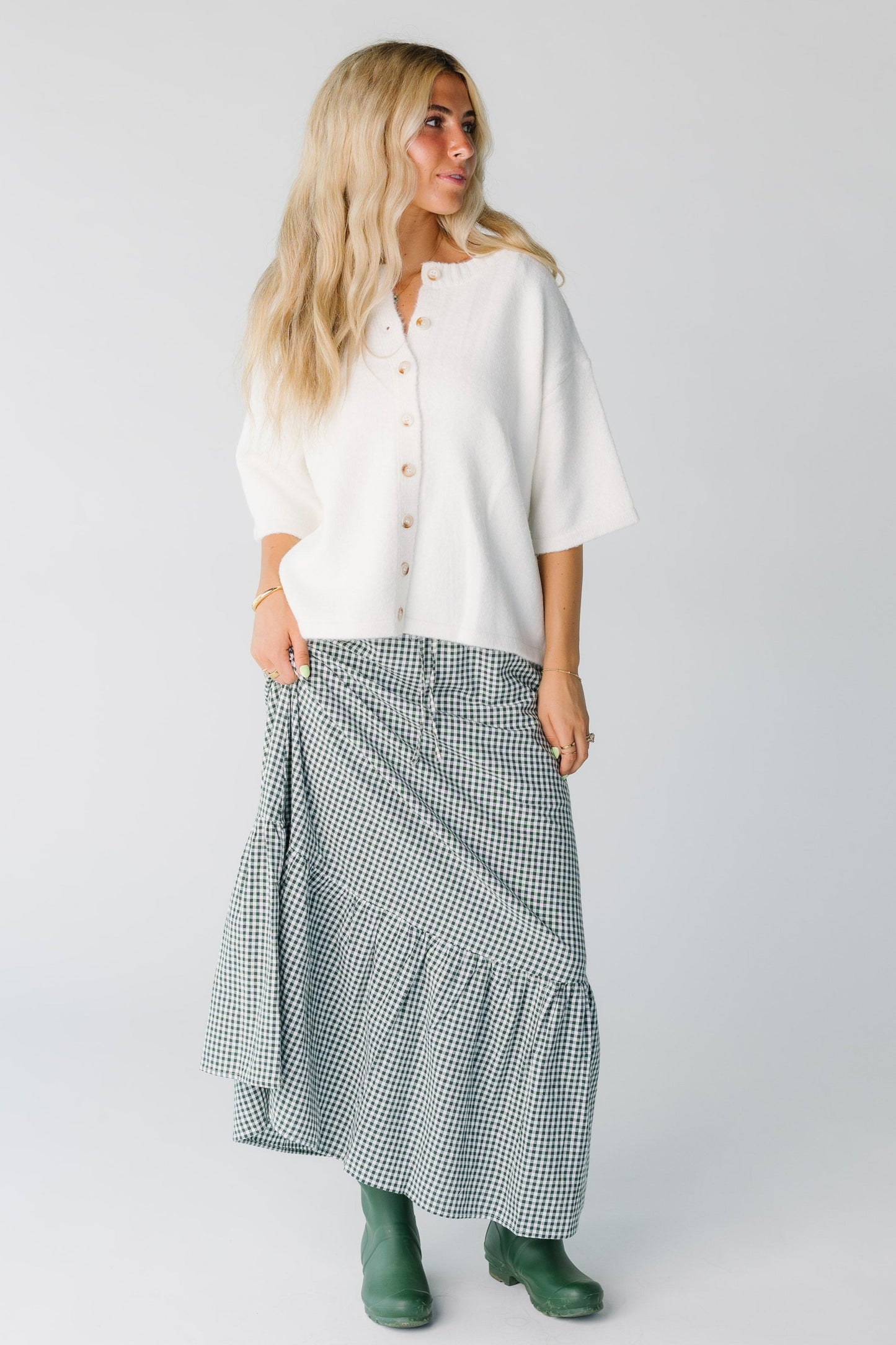 Tricia Gingham Skirt