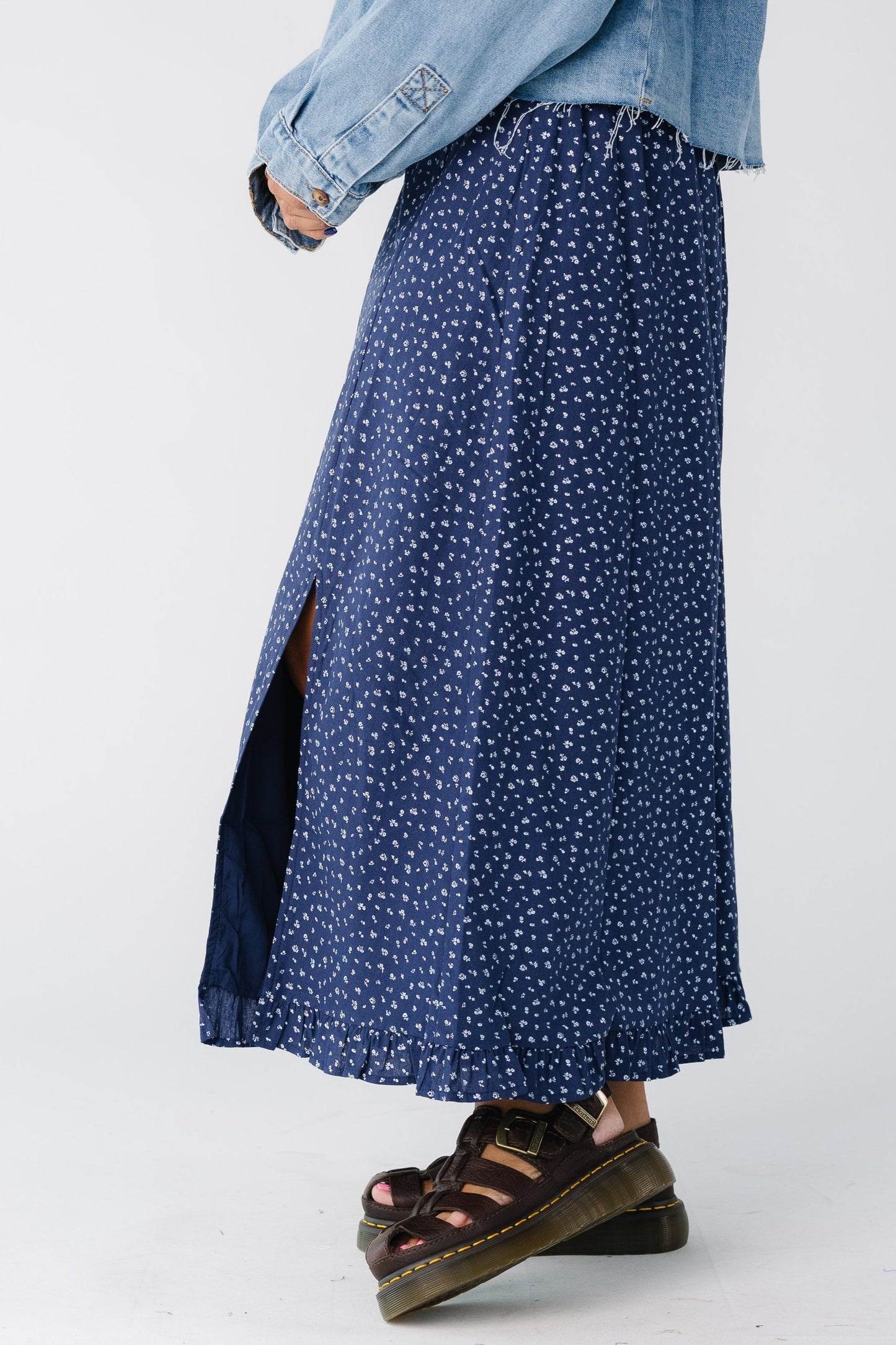 Pansy Floral Skirt