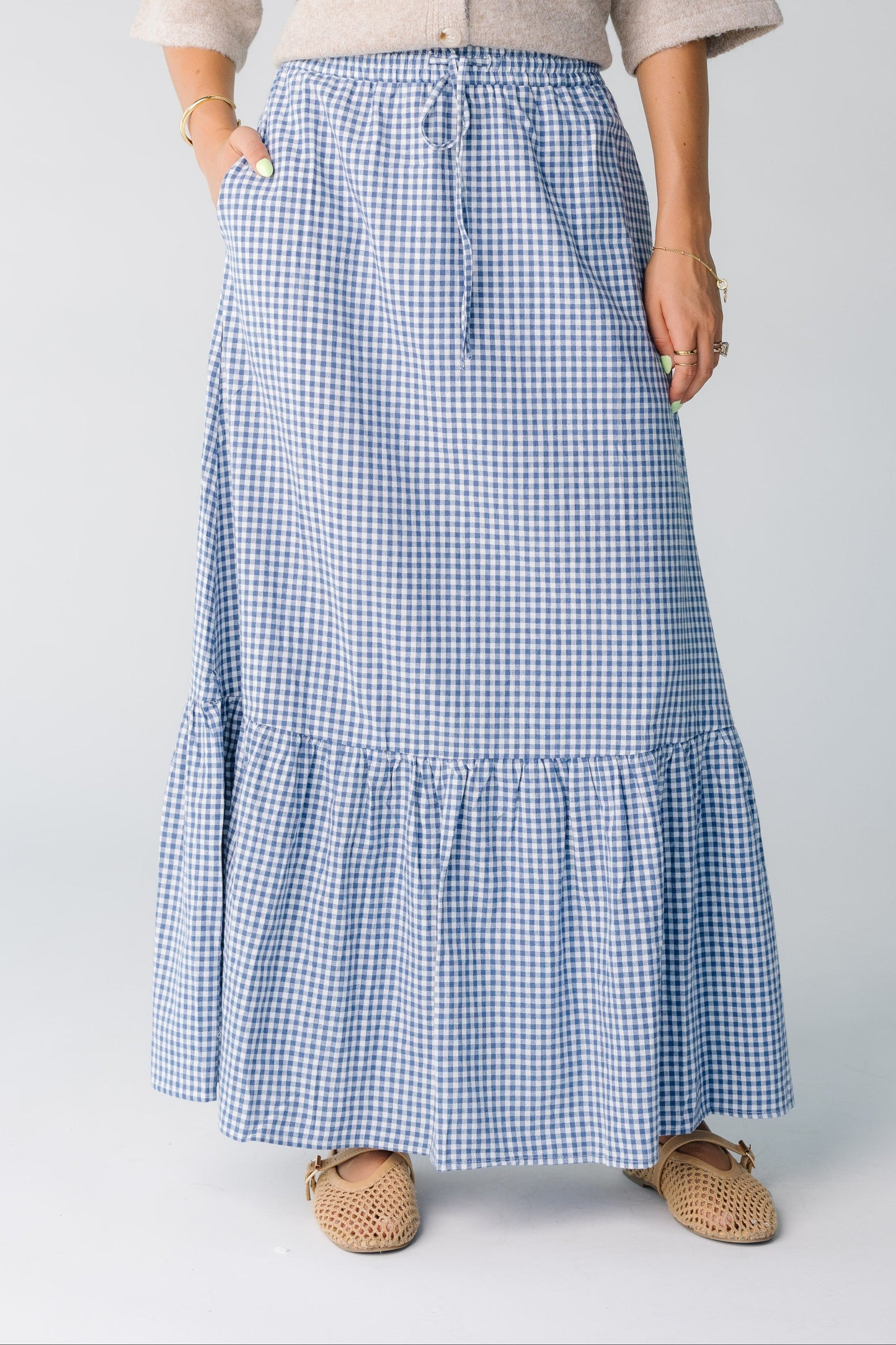Tricia Gingham Skirt