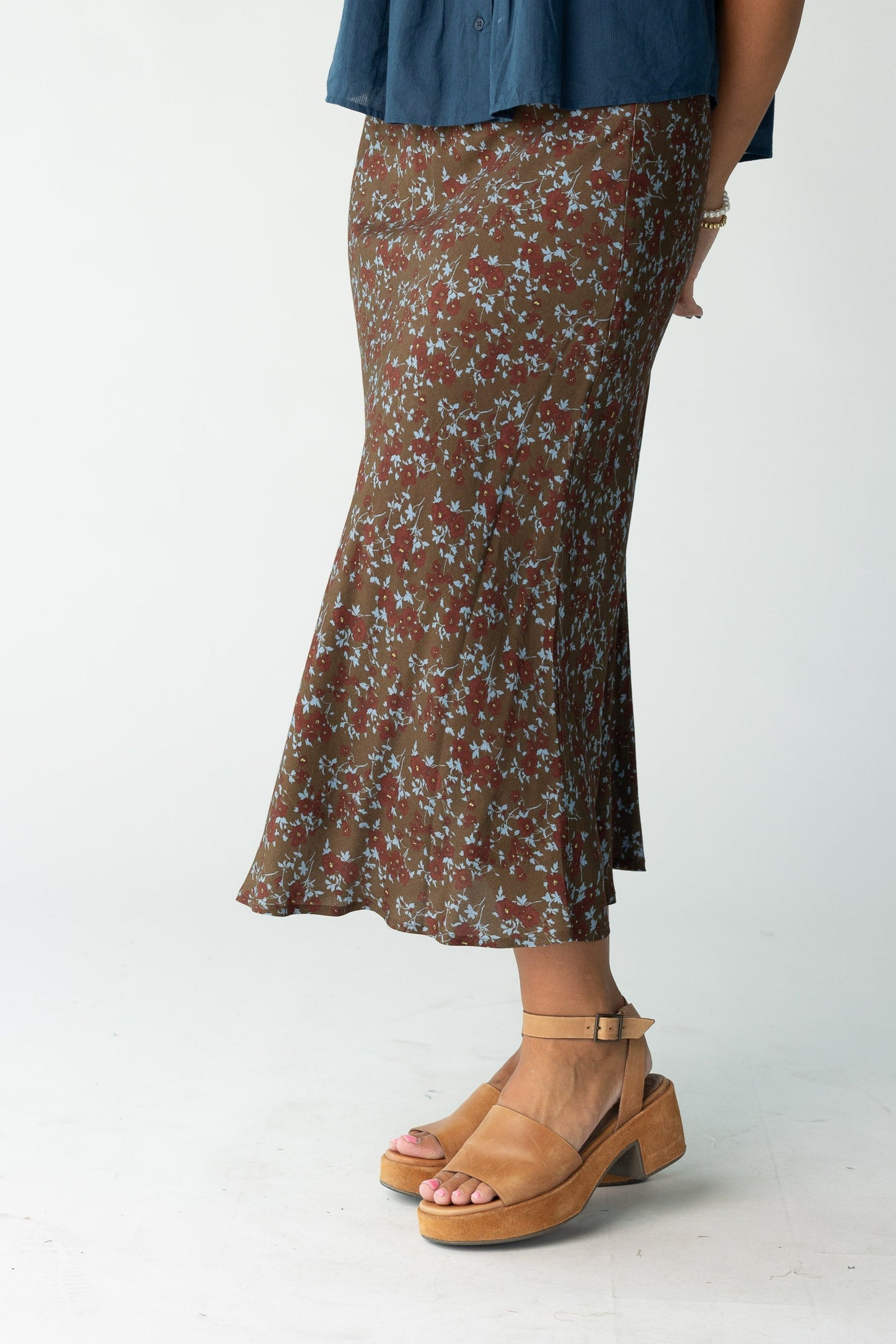 Brass & Roe The Ellie Midi Skirt