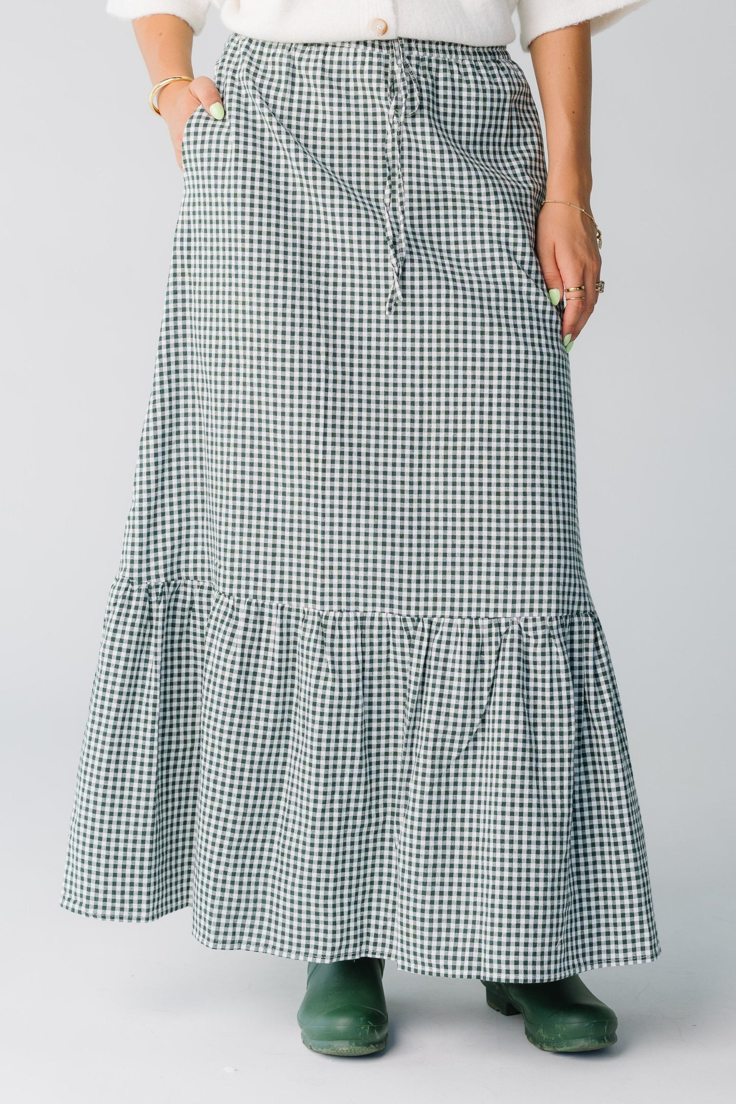 Tricia Gingham Skirt
