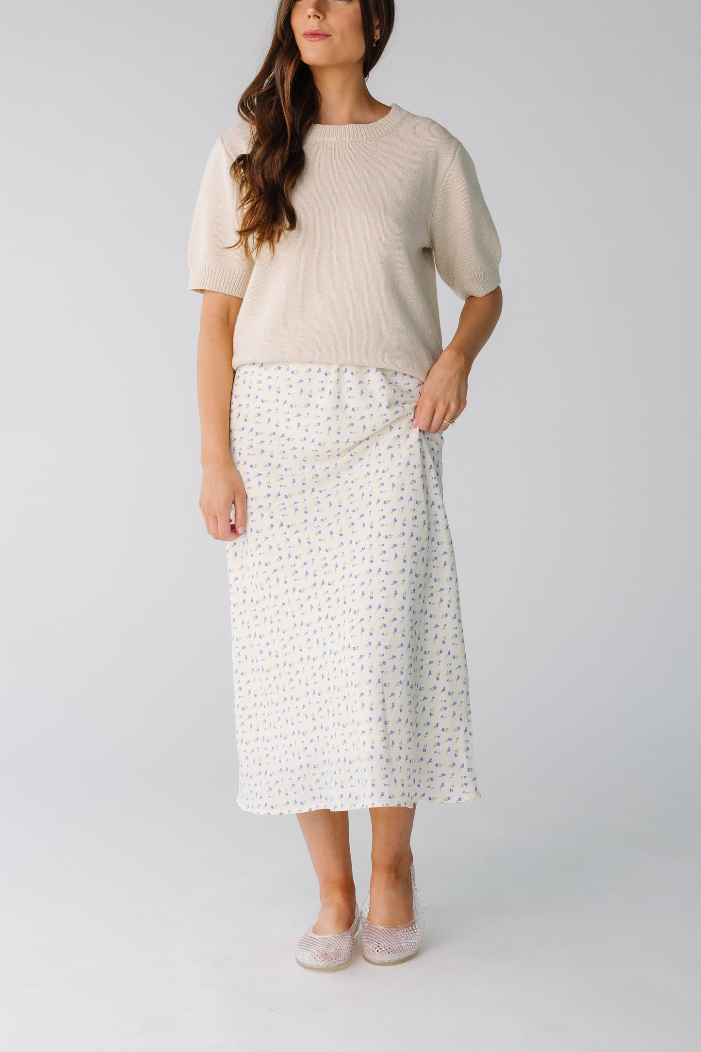 Brass & Roe Meadow Midi Skirt