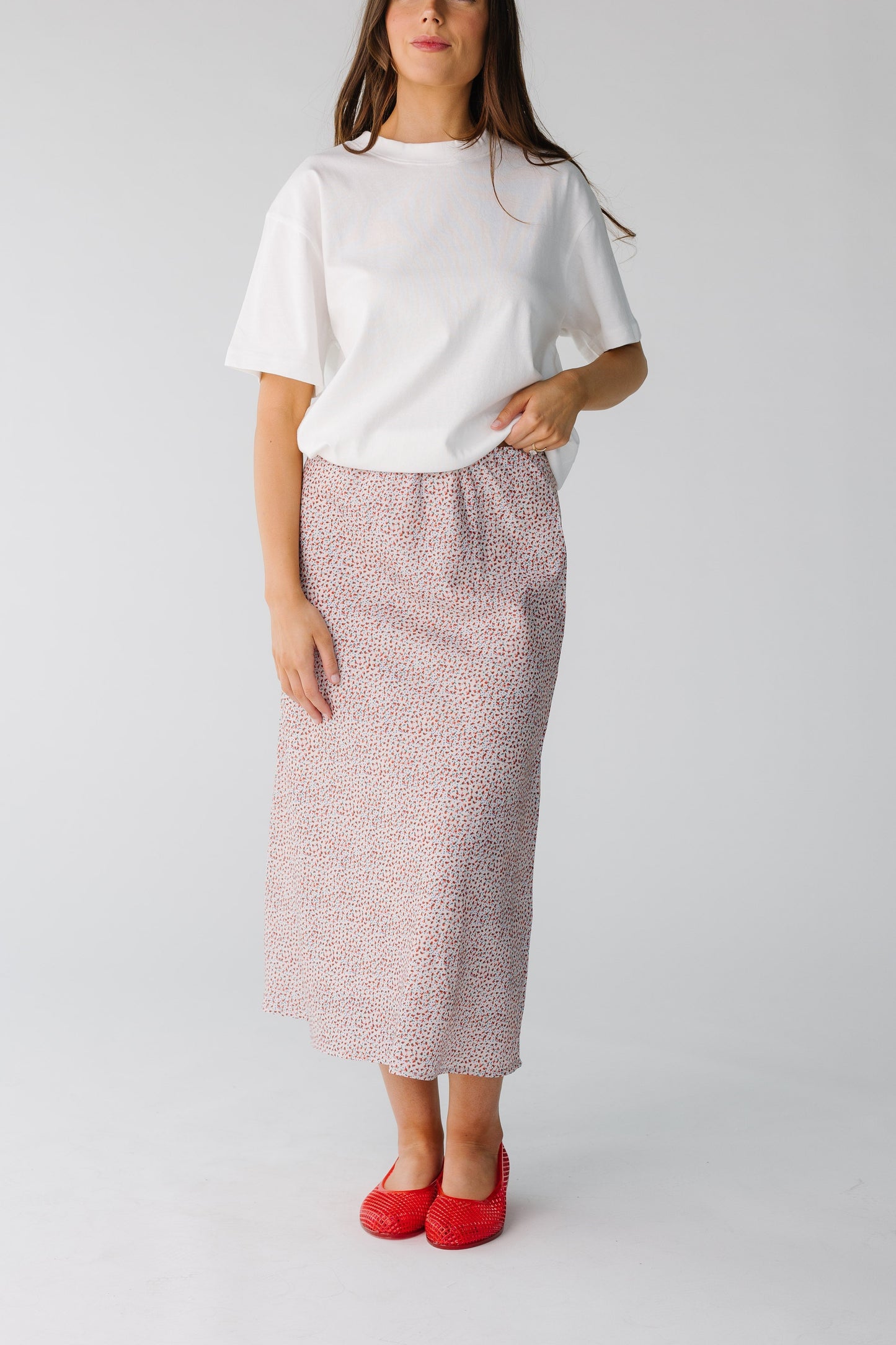 Brass & Roe Meadow Midi Skirt