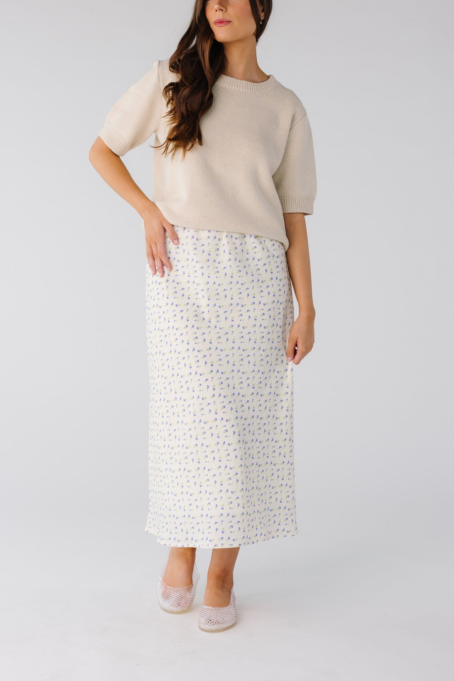 Brass & Roe Meadow Midi Skirt