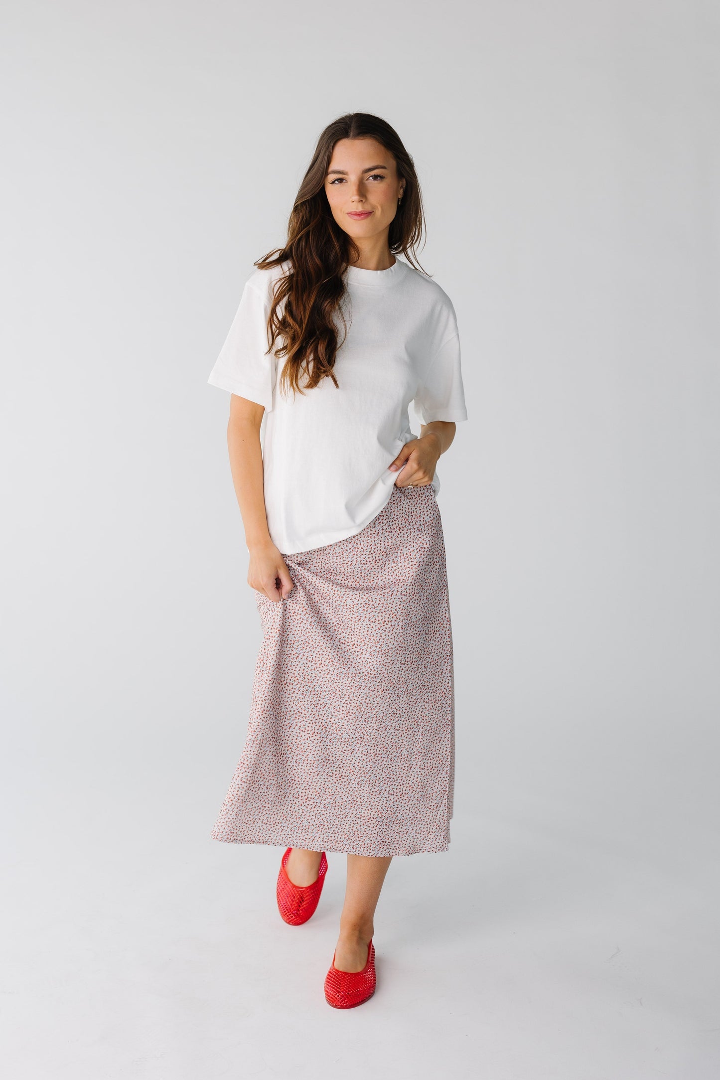 Brass & Roe Meadow Midi Skirt
